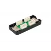 Presa Extralink CAT6 UTP, connettore passante, nero