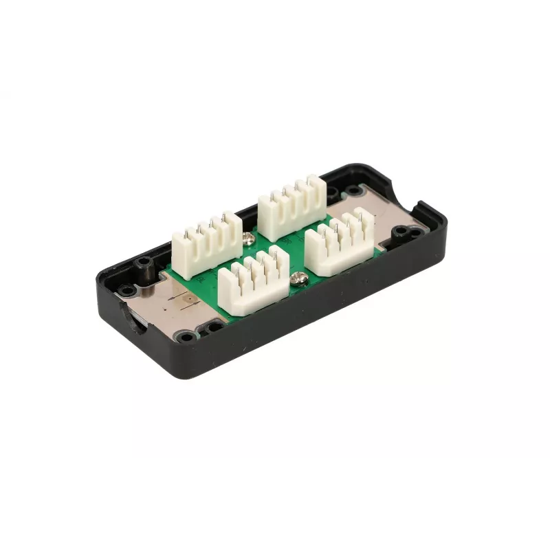 Presa Extralink CAT6 UTP, connettore passante, nero