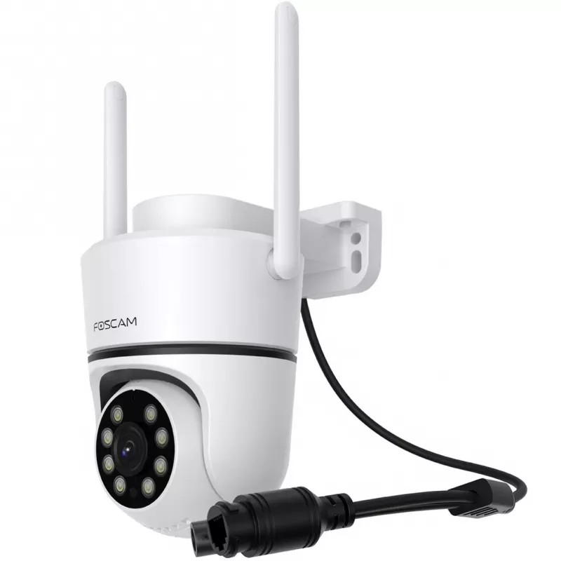 Telecamera di sorveglianza IP Foscam PD5 bianco 1080p wireless con visione notturna