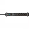 Prolunga elettrica Brennenstuhl 1391010400 3m 4 prese AC per interni nero argento