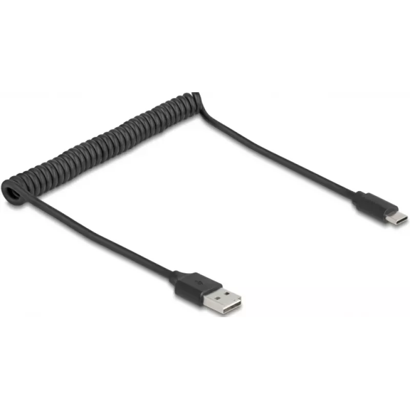 Cavo USB DeLOCK 90133 USB 2.0 0,8 m nero