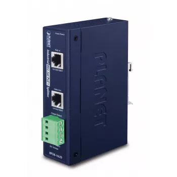 PLANET IPOE-162S - splitter PoE (montaggio su guida DIN possibile) - 48 - 56 V - 25 Watt - Ethernet 10/100/1000 - porte di uscita: 1