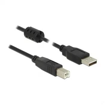 Cavo USB DeLOCK 84896 USB 2.0 1,5 m USB A USB B nero