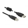 Cavo USB DeLOCK 84896 USB 2.0 1,5 m USB A USB B nero