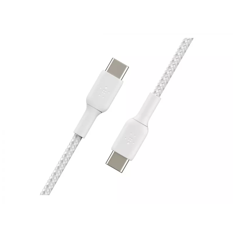 Belkin BOOST CHARGE - cavo USB - USB-C 24 pin (M) a USB-C 24 pin (M) - USB 2.0 - 2 m - bianco
