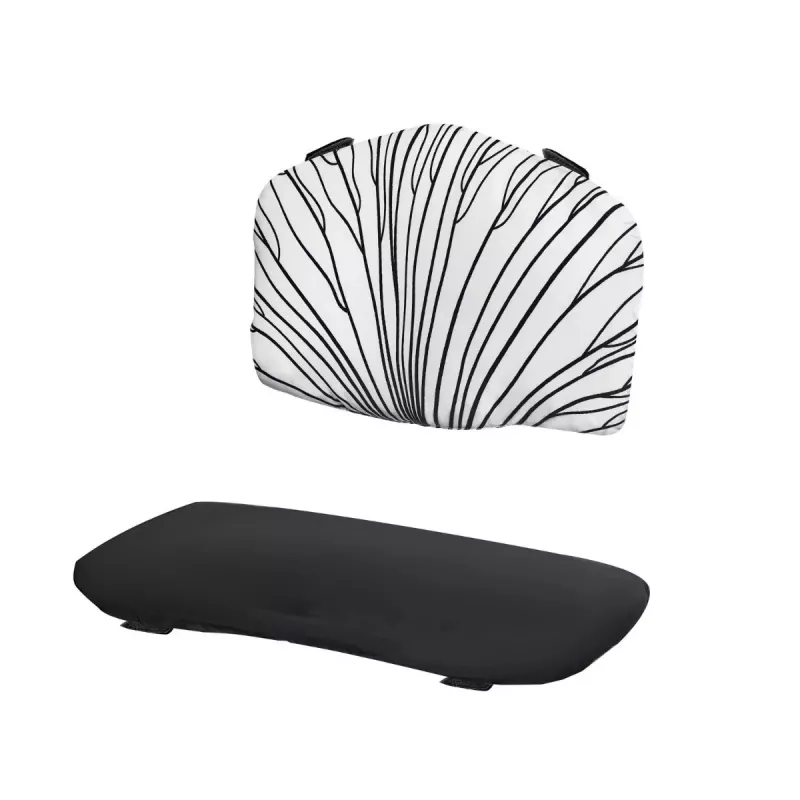 Cuscino per seggiolone kinderkraft ENOCK – nero e bianco