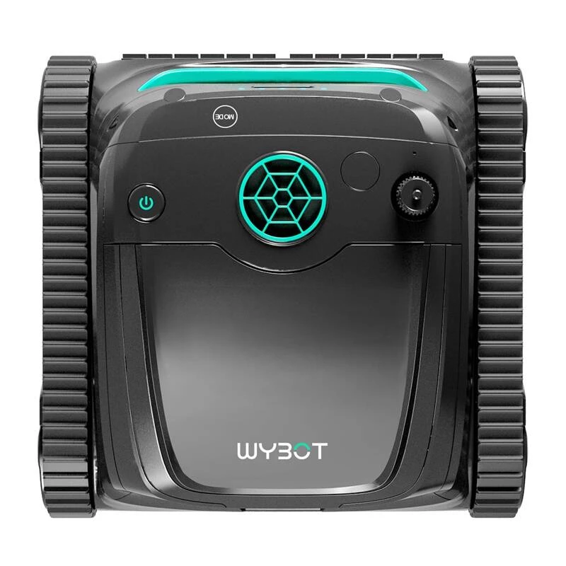 Robot per pulizia piscina Wybot S2 con funzionamento wireless, navigazione avanzata e forte aspirazione