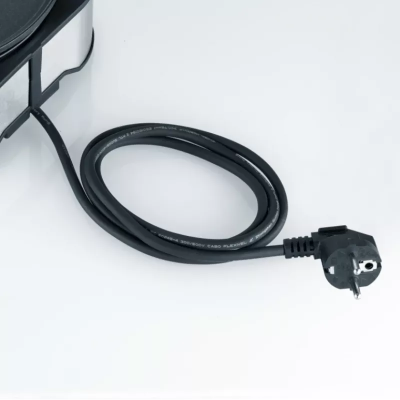 Severin FO 2471 combinazione fonduta e crêpe, nero/acciaio inox