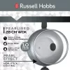 Wok Russell Hobbs RH01709EU 28 cm perlescente, padella antiaderente