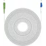 Goobay 59615 Cavo in fibra ottica 25 m SC/APC LC/UPC FTTH OS2 bianco (59615)