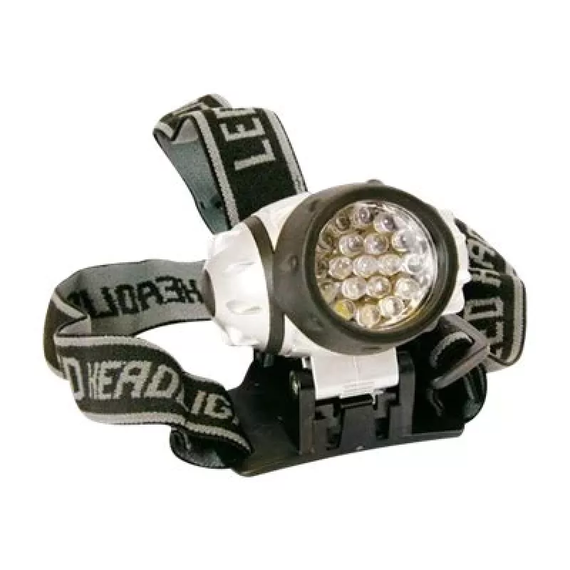Lampada frontale Arcas 19 LED 4 funzioni di luce