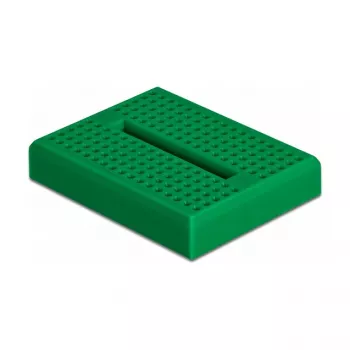 Breadboard DELOCK 18321 — breadboard senza saldatura, plastica, 36×46×10 mm, verde