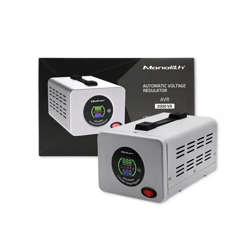 Qoltec 50724 stabilizzatore automatico di tensione AVR 2000VA