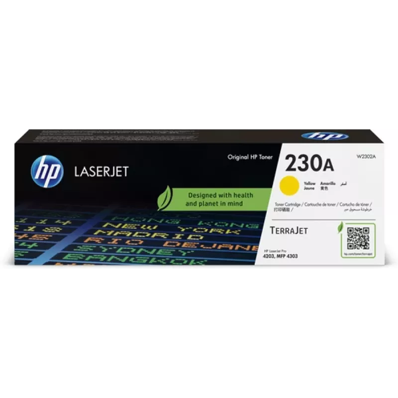 Cartuccia toner HP 230A W2302A 2300 pagine giallo