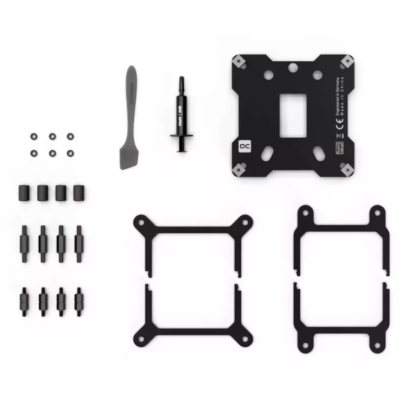 Alphacool Core 1 Black 13443 waterblock per CPU, socket 1700/1851/AM4/AM5, nero