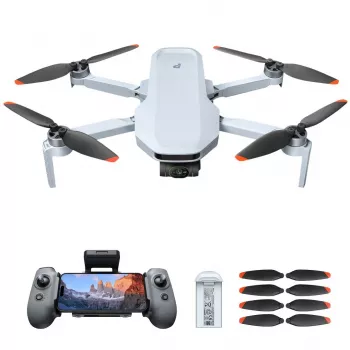 Potensic ATOM 2 quadricottero con 4 rotori, 48 MP, 3840 x 2160 pixel, 2230 mAh, grigio