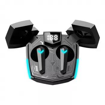 Canyon GTWS-2 Cuffie Wireless Ear-Hook Gaming USB Type-C Bluetooth Dock di ricarica Nero (CND-GTWS2B)
