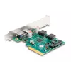 DeLOCK scheda PCI Express x4 1 x USB Type-C 1 x USB Type-A 10 Gbit/s
