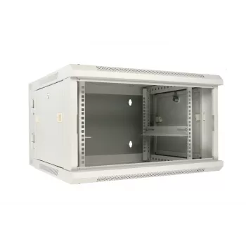 Armadio rack a parete Extralink 6U 600x600 AZH grigio montaggio a parete, tipo girevole