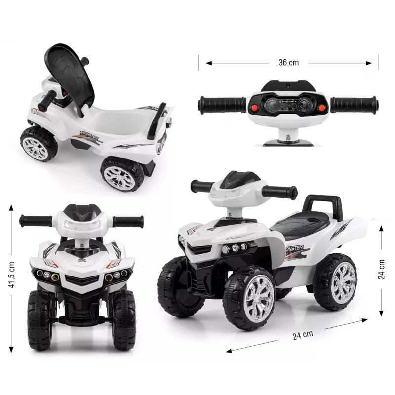 Veicolo scivolo milly mally Vehicle Monster bianco — modello 5694
