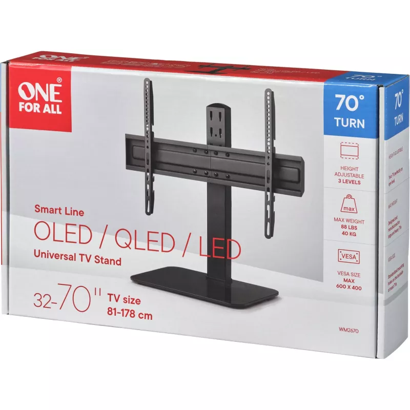 One For All Ultra slim Line WM 2670 177,8 cm (70) nero (WM2670)