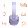 Cuffie MANTA HDP1001PU Rytmo Elegance viola over-ear con filo, modello HDP1001PU