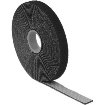 Nastro a velcro DeLOCK 18711 nero 1 pz.