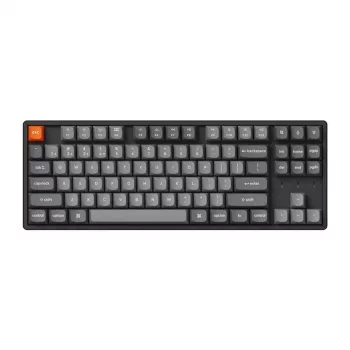 Tastiera Keychron K8 Max universale USB RF wireless Bluetooth nero 87 tasti RGB LED