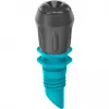 Gocciolatore Gardena 13323-20 nero montaggio a fine linea