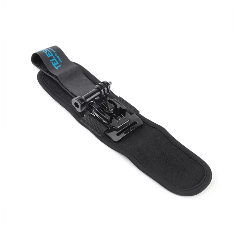 Telesin GP-WFS-220 cinturino da polso con supporto girevole per action cam, nero