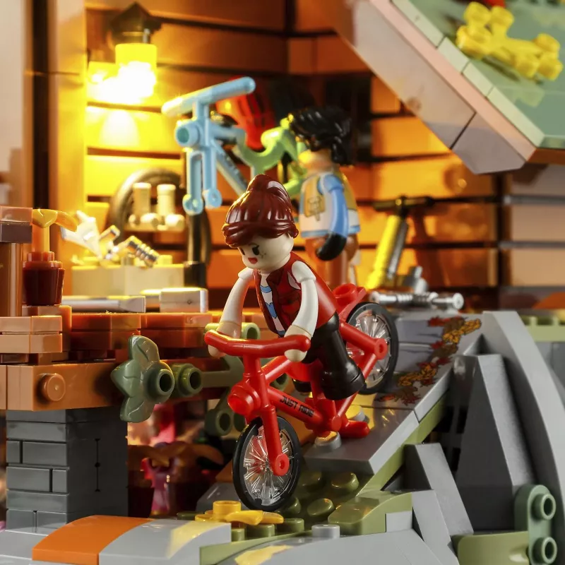 Lumibricks Mountain Cabin kit di costruzione