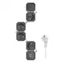 LogiLink 4 prese 15m nero e bianco