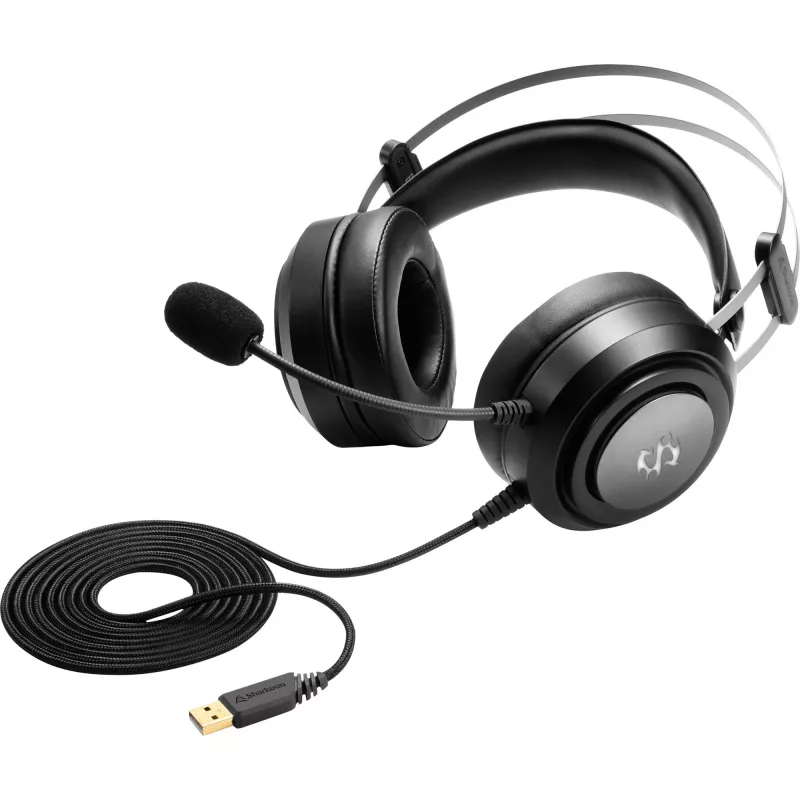 Headset Sharkoon Skiller SGH30 headset gaming con cavo e archetto, nero