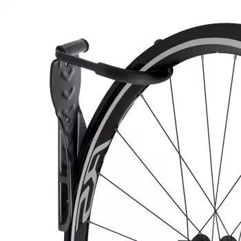 Portabici da parete MACLEAN MC-432, supporto verticale per bici, larghezza regolabile, carico max. 30 kg, nero