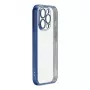 Custodia protettiva Joyroom JR-15Q2 blu opaco per iPhone 15 Pro guscio rigido sottile