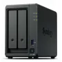 NAS Synology DiskStation DS725+ 2-Bay Ryzen R1600 4GB DDR4 ECC, 2.5GbE, 2x M.2, supporto RAID, 0TB, nero
