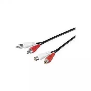 Cavo audio Microconnect AUDCH5 5 m 2 x RCA nero