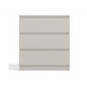 Comodino MALWA M3 di top e shop — 3 cassetti, 700×750×400 mm, truciolare, finitura cashmere opaco