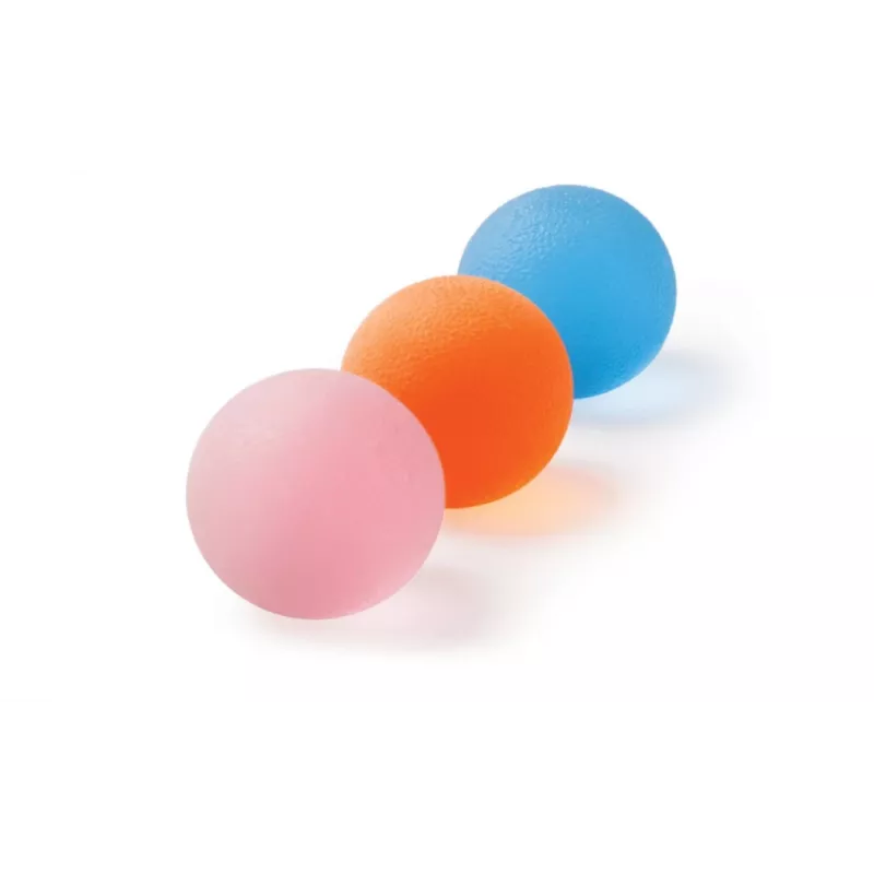 Palla in gel blu per la riabilitazione della mano