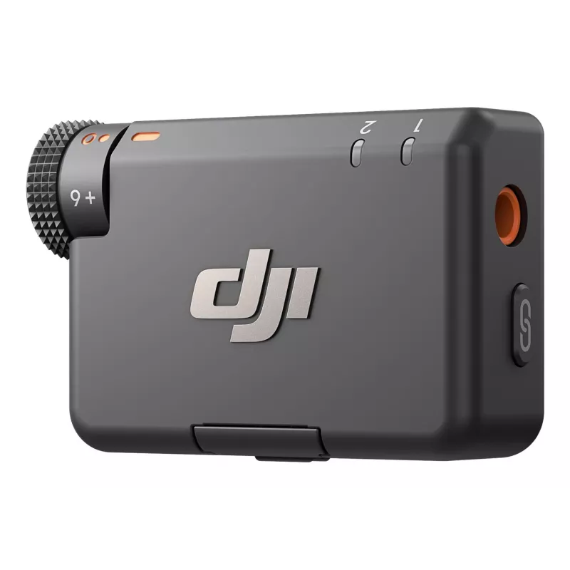 DJI Mic Mini (2 TX + 1 RX + custodia di ricarica) kit microfono wireless - grigio scuro