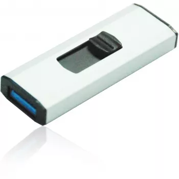 MediaRange - chiavetta USB - 256 GB - USB 3.0 - nero, argento (MR919)