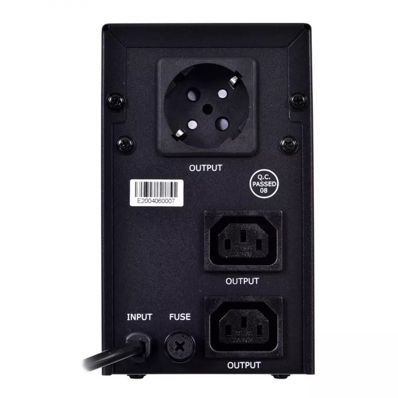 UPS ENERGENIE EG-UPS-031 Line-Interactive 0,65 kVA 390 W 2 uscite C13, 7 Ah VRLA