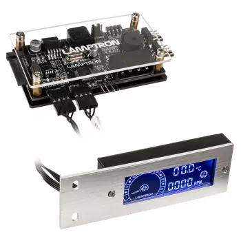 Lamptron TC20 Controller PCI RGB per ventole e LED - argento
