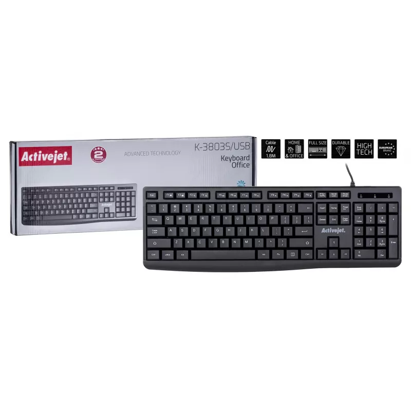 Tastiera USB Activejet K-3803S