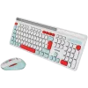 CANYON HSET-W5 EN tastiera+mouse AAA+AA wireless bianco