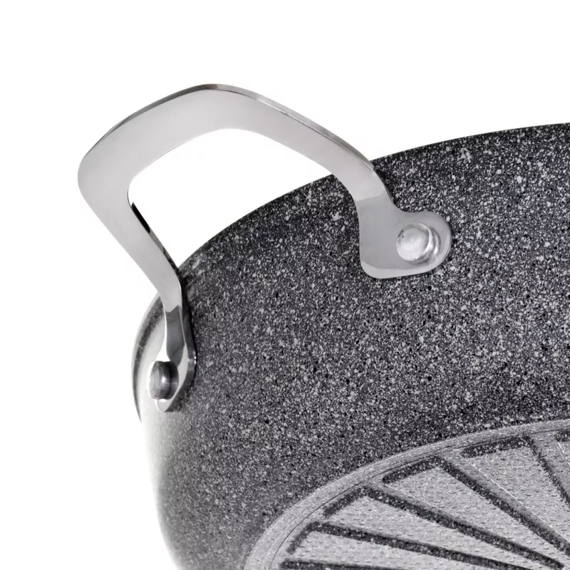 Padella per induzione con 2 manici BALLARINI Salina Granitium 24 cm 75002-811-0