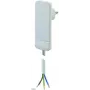 Bachmann H05VV-F 3G - cavo di alimentazione - 1,5 m - piatto - bianco