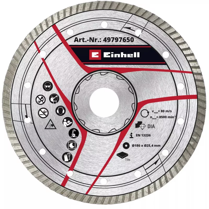 KWB disco diamantato turbo Ø 180 x 25,4 x 2,6 mm