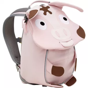 Zaino per bambini Affenzahn Little Friend Tonie Pig rosa/marrone – piccolo zaino giornaliero per bambini