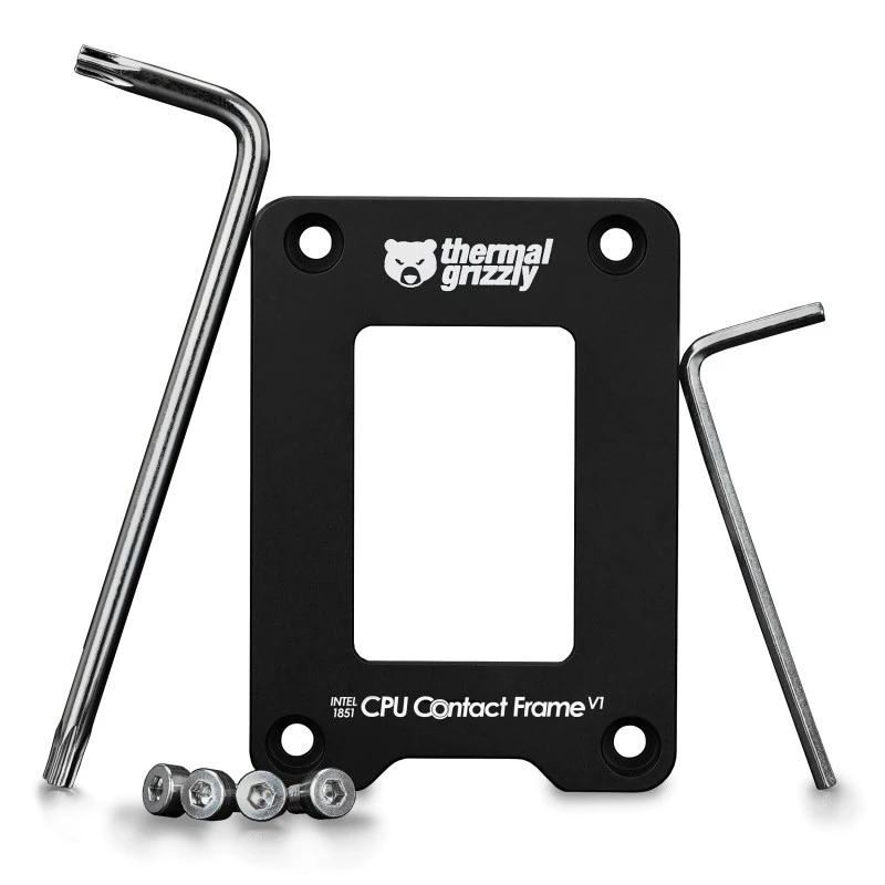 Kit di upgrade per frame Thermal Grizzly TG-CF-I1851-V1 alluminio nero 71x51x6mm